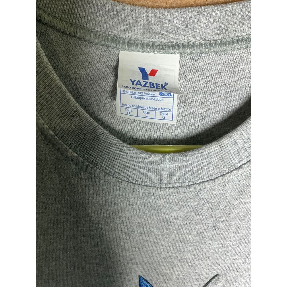 YAZBEK Puerto Vallarta Mexico Sleeveless T-Shirt Graphic Print Gray Size L‎ - Picture 4 of 9